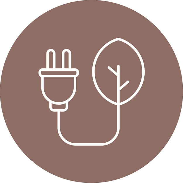 Imagen vectorial de icono de minimalismo Se puede usar para una vida sostenible