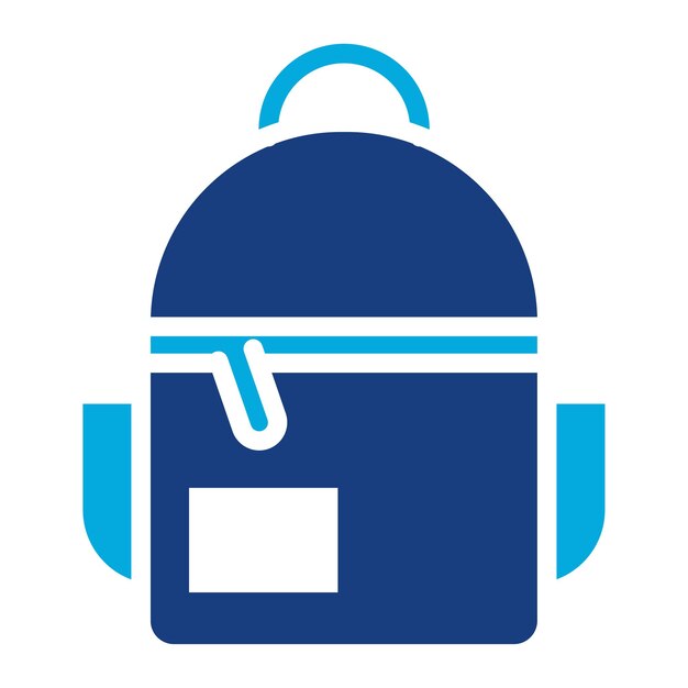 Imagen vectorial del icono de la mochila Se puede usar para Battle Royale