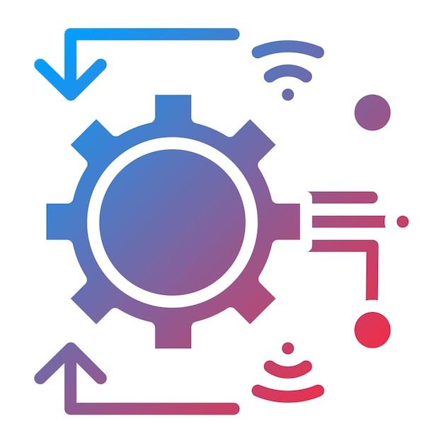 Vector imagen vectorial del icono de modernización se puede utilizar para business analytics