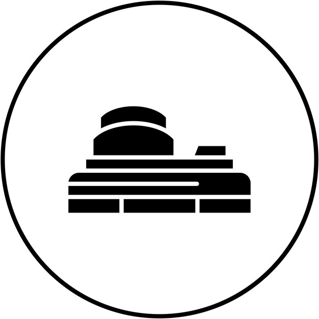 La imagen vectorial del icono de Mohenjo Daro se puede usar para la civilización antigua