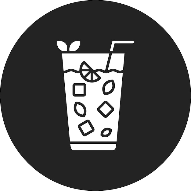 Imagen vectorial del icono de Mojito Se puede usar para bebidas