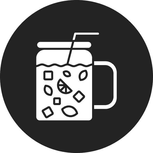 Vector imagen vectorial del icono de mojito se puede usar para bebidas