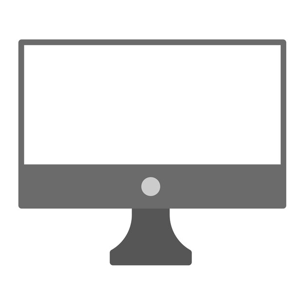 Imagen vectorial del icono del monitor se puede utilizar para circuitos eléctricos