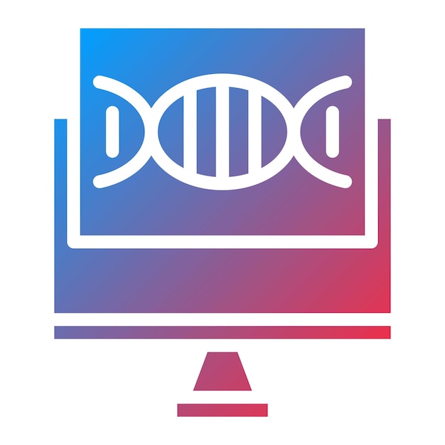 Imagen vectorial del icono del monitor Se puede utilizar para la dermatología
