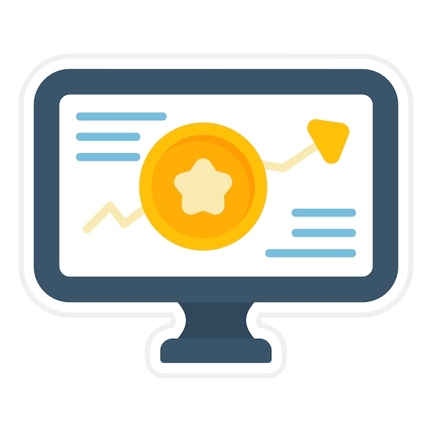 Imagen vectorial de icono de monitoreo Se puede usar para la Agencia de Medios Sociales