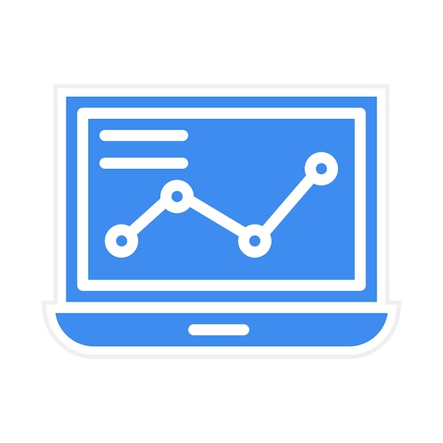 Imagen vectorial de icono de monitoreo Se puede utilizar para Business Analytics