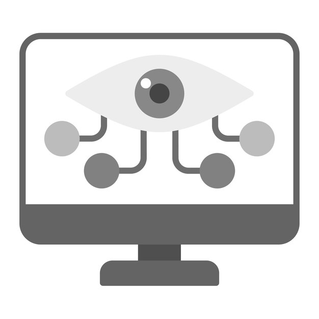Imagen vectorial de icono de monitoreo Puede utilizarse para Fintech