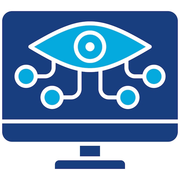 Imagen vectorial de icono de monitoreo Puede utilizarse para Fintech