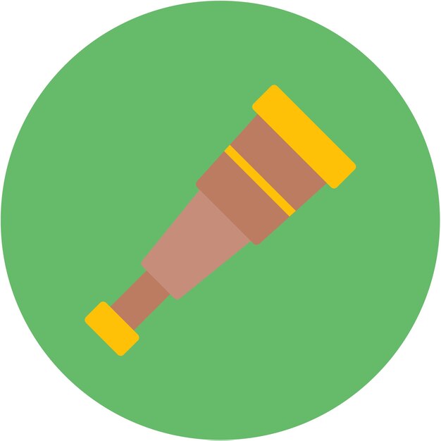 Imagen vectorial de icono monocular Se puede usar para Ocean