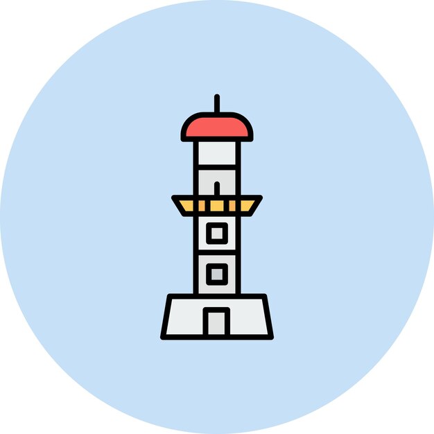 Imagen vectorial del icono del monumento de Nueva Zelanda Se puede usar para Landmarks