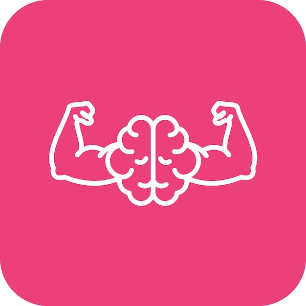Imagen vectorial del icono de motivación Se puede utilizar para la gestión empresarial