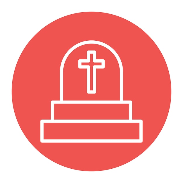 Imagen vectorial del icono de la muerte Se puede usar para estilos de vida