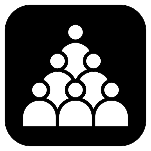 La imagen vectorial del icono de la multitud se puede usar para Rock and Roll