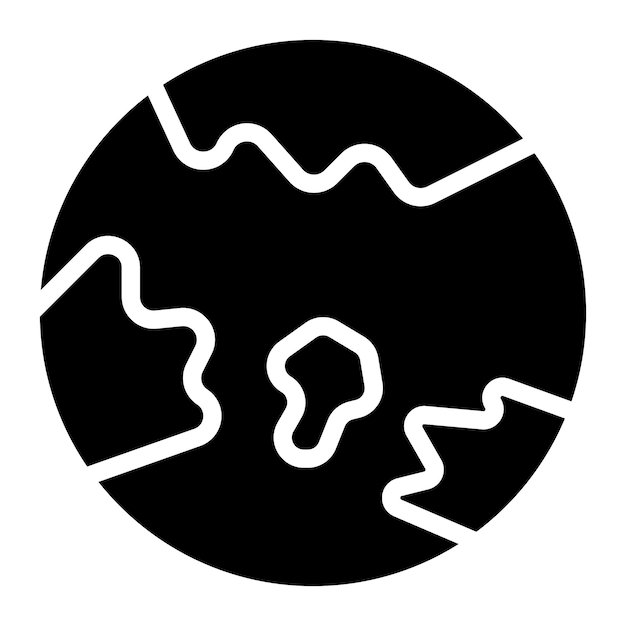 Imagen vectorial de icono del mundo Se puede utilizar para el manejo de crisis