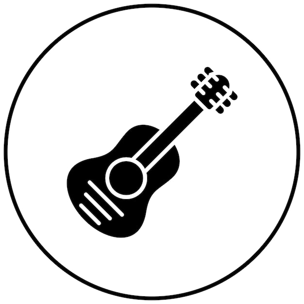 Imagen vectorial de icono de música Se puede usar para Circo