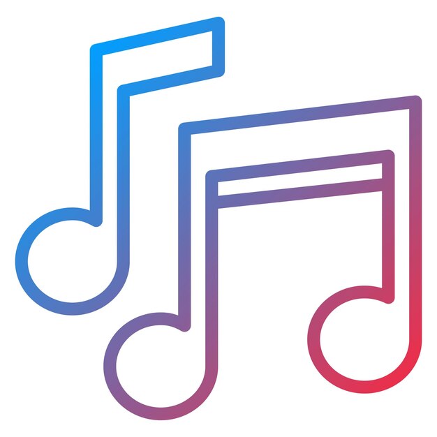 Imagen vectorial de icono de música Se puede usar para géneros de películas