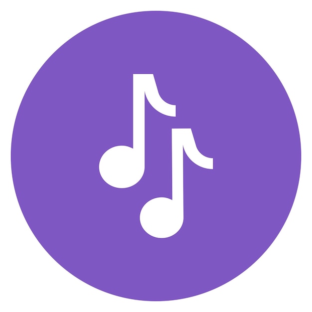 Imagen vectorial de icono musical Se puede usar para géneros de películas
