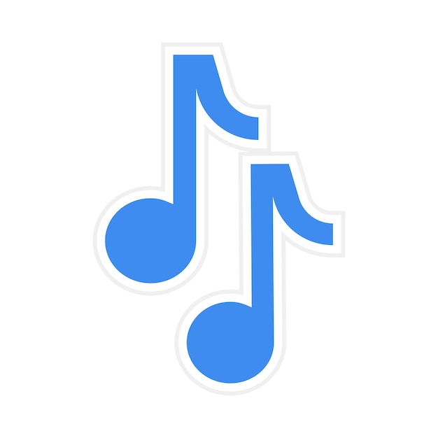 Imagen vectorial de icono musical Se puede usar para géneros de películas