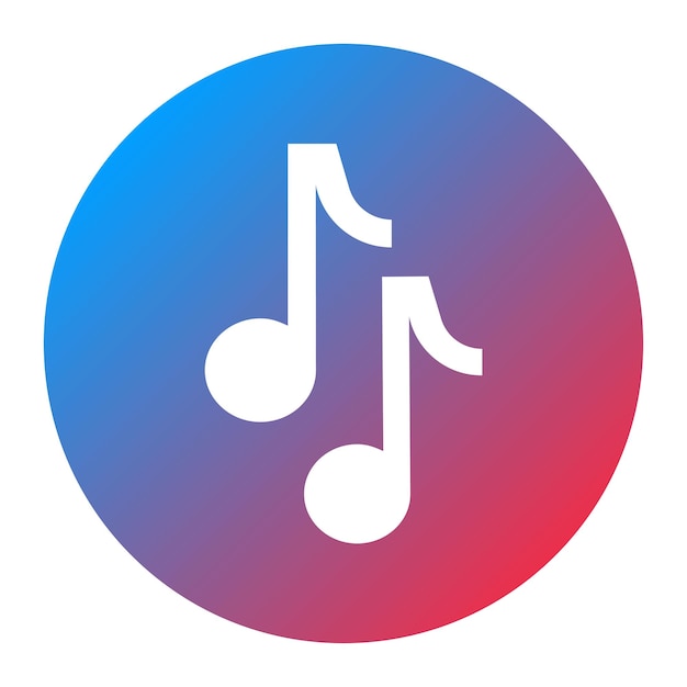 Imagen vectorial de icono musical Se puede usar para géneros de películas