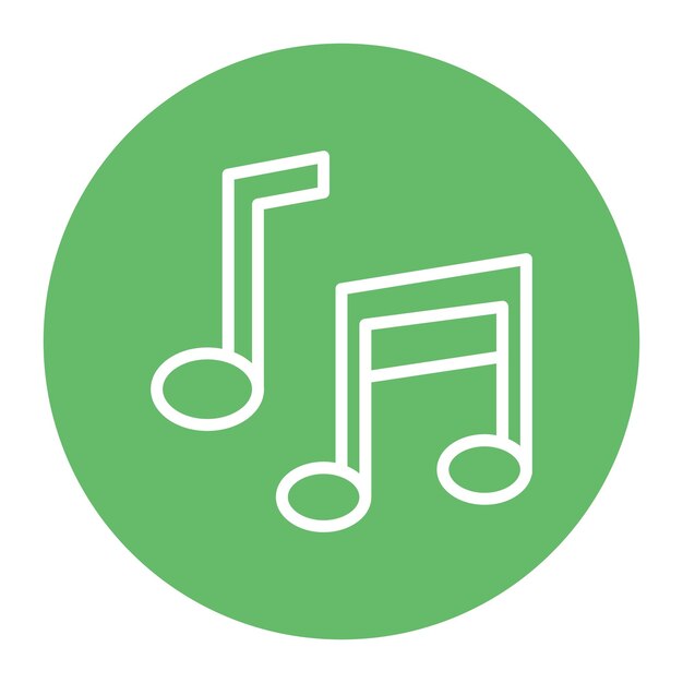 La imagen vectorial del ícono musical se puede utilizar para el instrumento