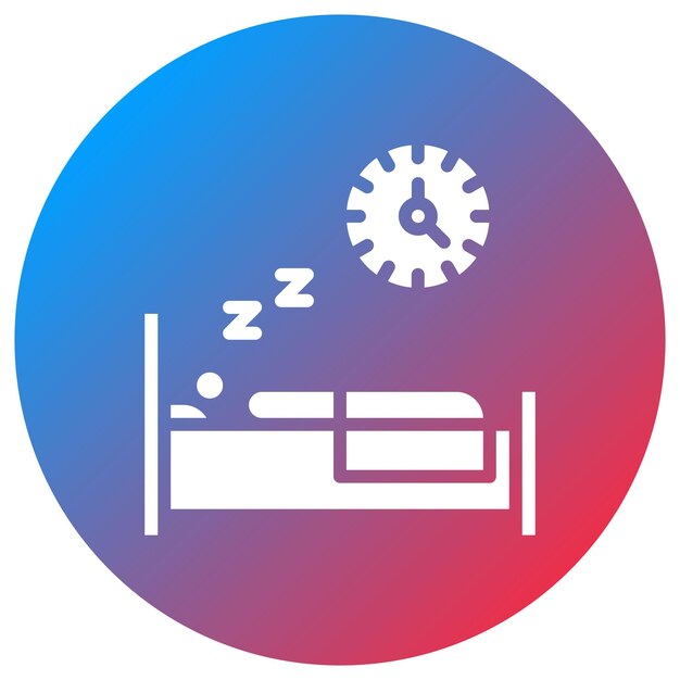Imagen vectorial del icono Naptime Se puede utilizar para la guardería