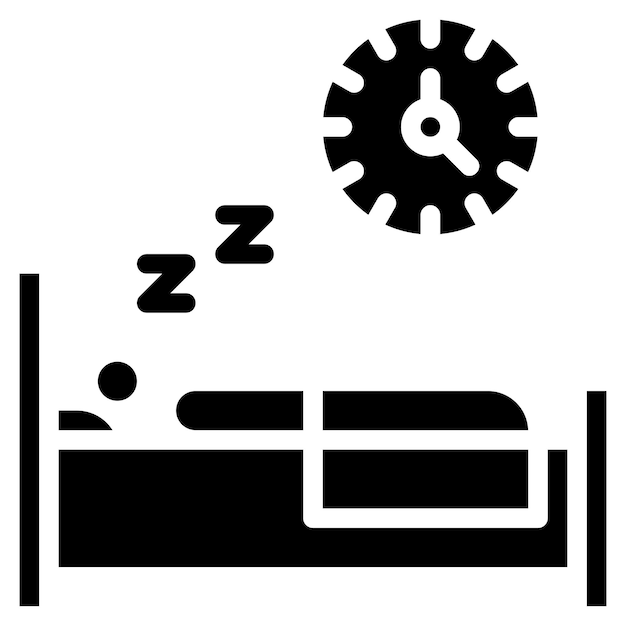 Imagen vectorial del icono Naptime Se puede utilizar para la guardería