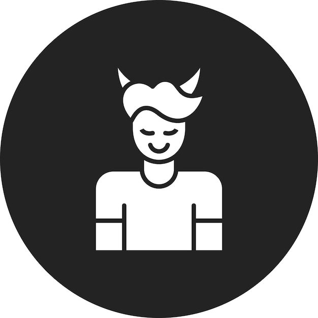 Imagen vectorial de icono de narcisismo maligno Se puede usar para el trastorno