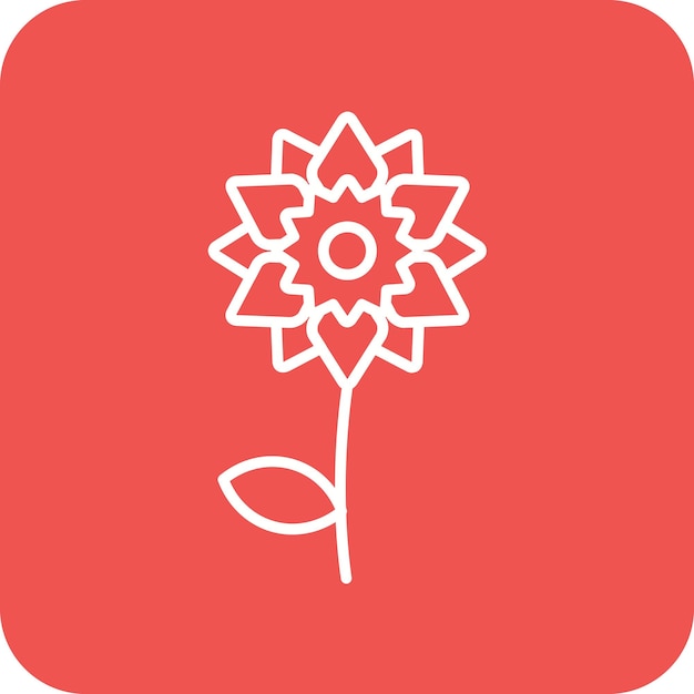 Imagen vectorial de icono de narcisos Se puede usar para flores