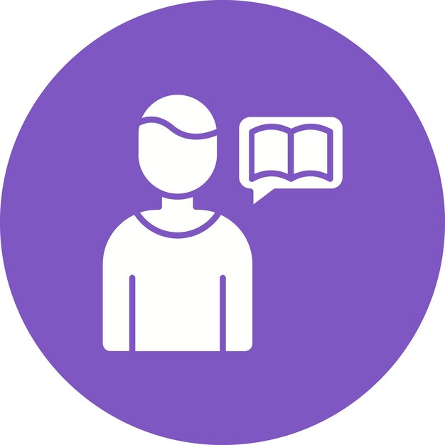 Imagen vectorial de icono de narración de historias Se puede utilizar para el marketing digital