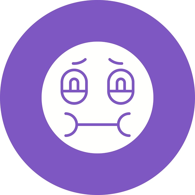 Imagen vectorial del icono de náuseas Se puede usar para el parque temático