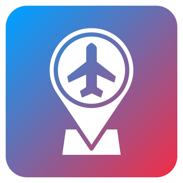 Imagen vectorial del icono de navegación Puede utilizarse para el avión