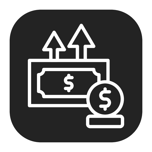 Imagen vectorial del icono de negociación salarial Se puede utilizar para la Feria de Empleo