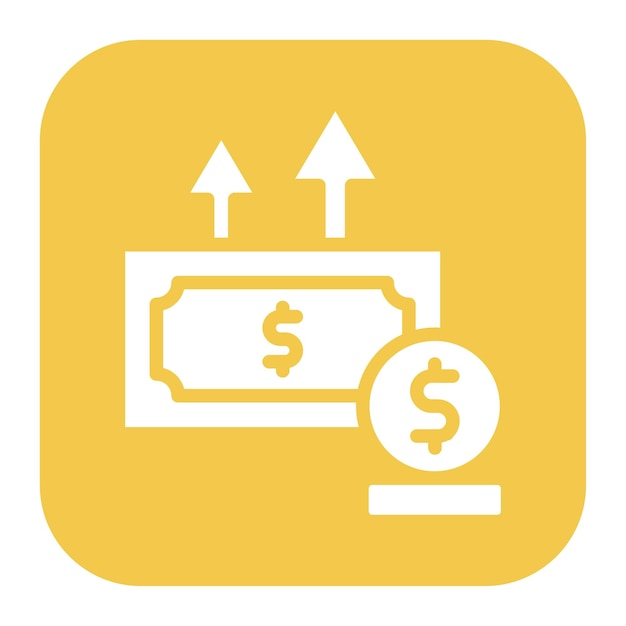 Imagen vectorial del icono de negociación salarial Se puede utilizar para la Feria de Empleo