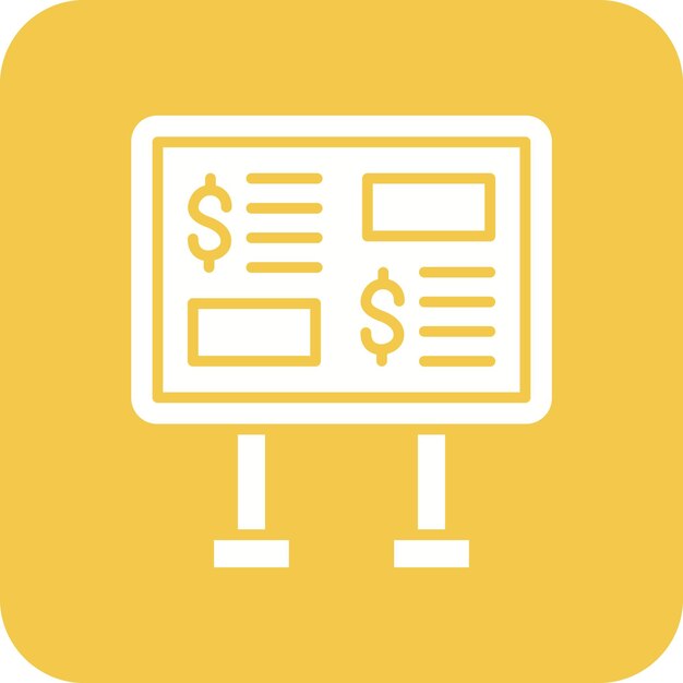 Imagen vectorial de icono de negocio Se puede utilizar para Finanzas y Dinero