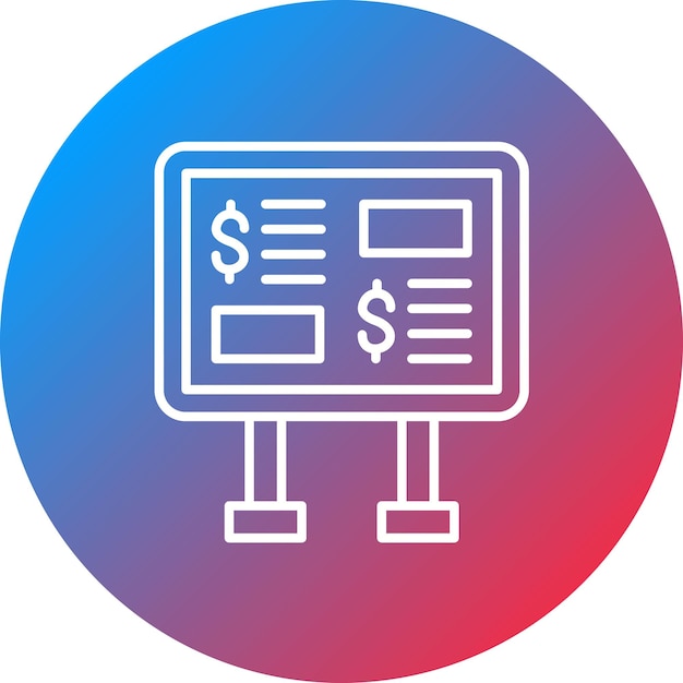 Imagen vectorial de icono de negocio Se puede utilizar para Finanzas y Dinero