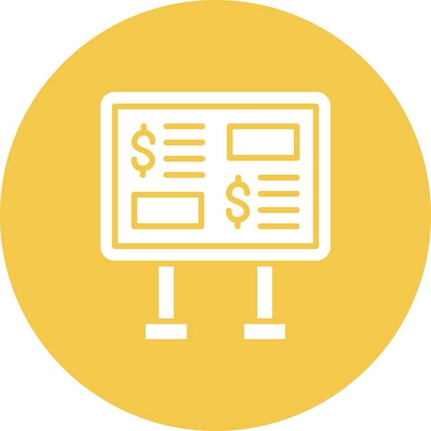 Imagen vectorial de icono de negocio Se puede utilizar para Finanzas y Dinero