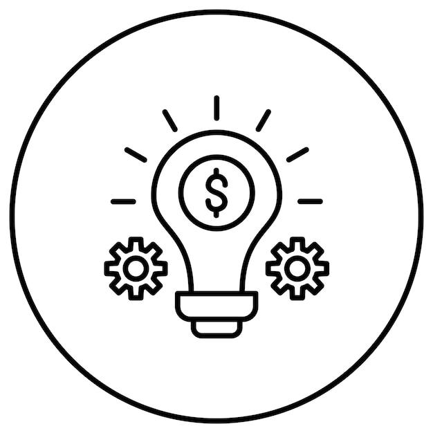 Imagen vectorial de icono de negocio Se puede utilizar para el marketing en línea
