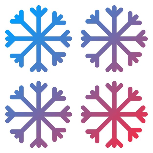 La imagen vectorial del icono de nieve se puede utilizar para la estación de esquí