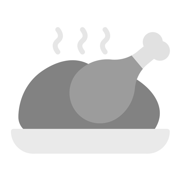 Imagen vectorial de icono no vegetariano Puede utilizarse para la nutrición