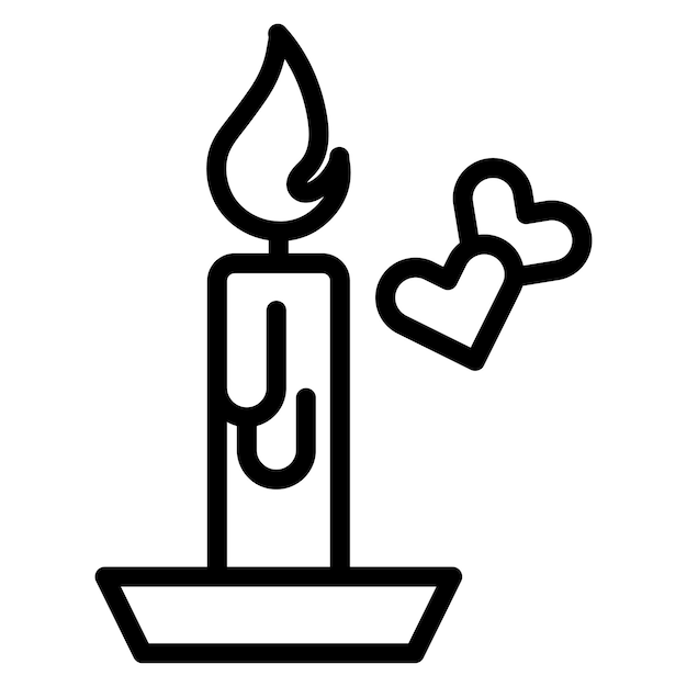 Imagen vectorial del icono de la noche Se puede usar para la aplicación de citas