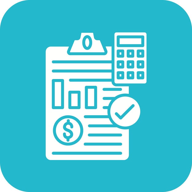 Imagen vectorial del icono de las normas contables Se puede utilizar para la contabilidad