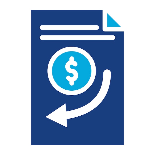 Imagen vectorial del icono de la nota convertible Puede utilizarse para el crowdfunding