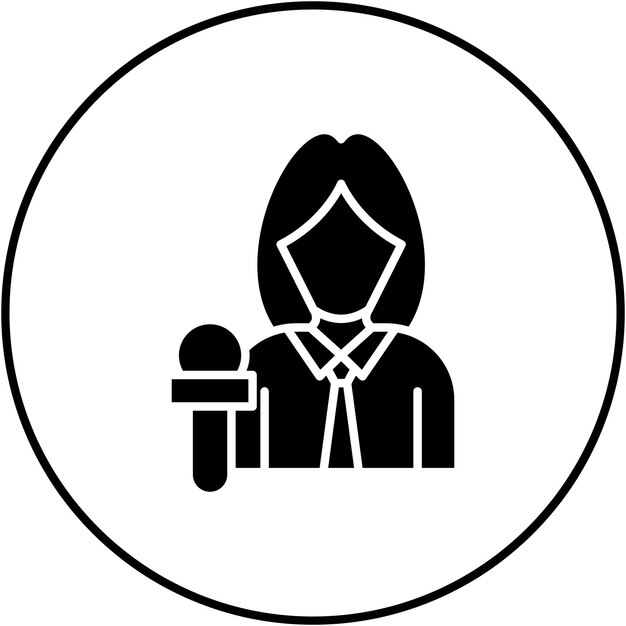 Imagen vectorial del icono de la noticia Se puede usar para noticias y medios