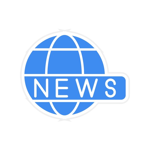 Imagen vectorial de icono de noticias de última hora Se puede usar para invertir