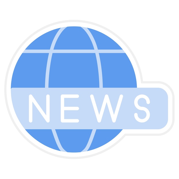 Imagen vectorial de icono de noticias de última hora Se puede usar para invertir