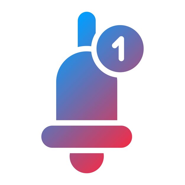 Imagen vectorial del icono de notificación Puede utilizarse para la tienda web