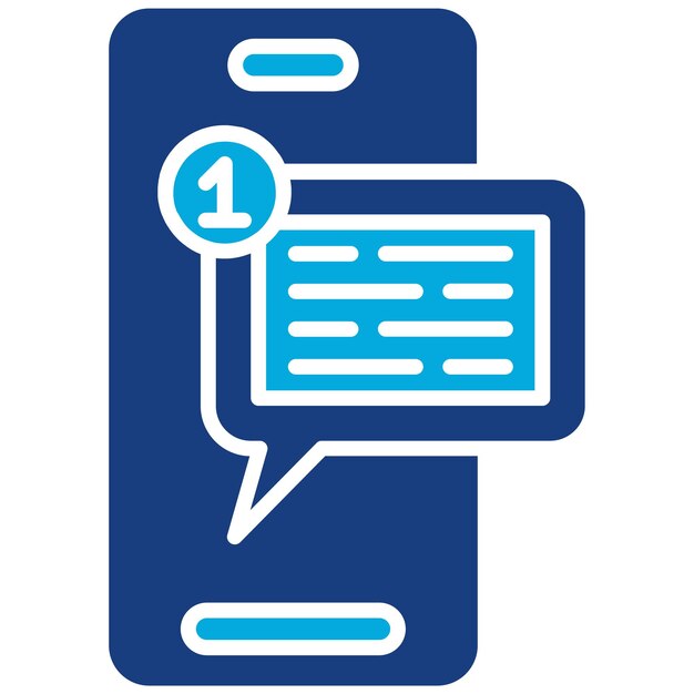 Imagen vectorial del icono de notificación de SMS Se puede utilizar para los servicios de dinero en línea