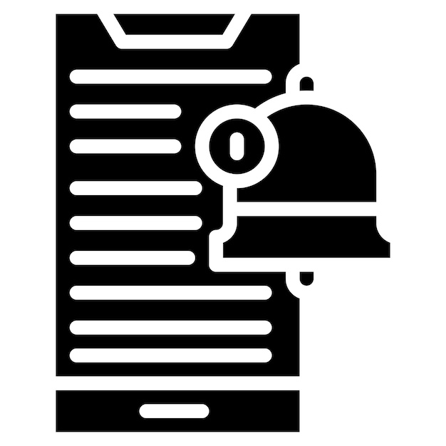 Imagen vectorial del icono de las notificaciones Se puede utilizar para la incorporación empresarial