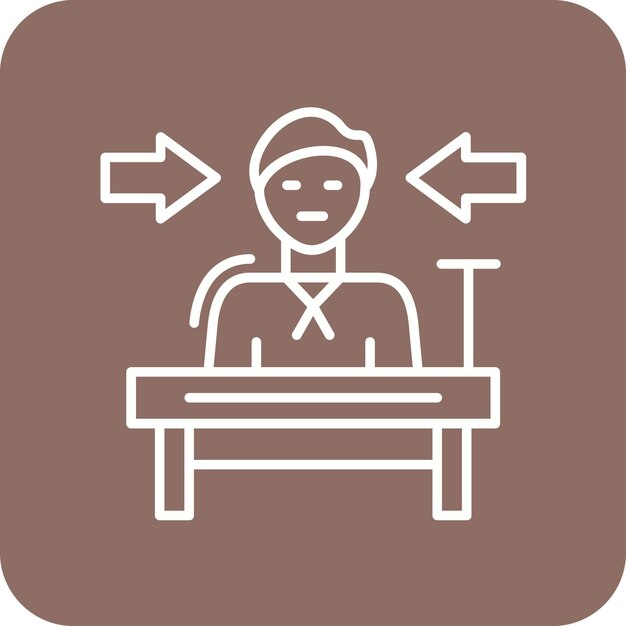 Imagen vectorial del icono de notoriedad Se puede utilizar para comunicaciones