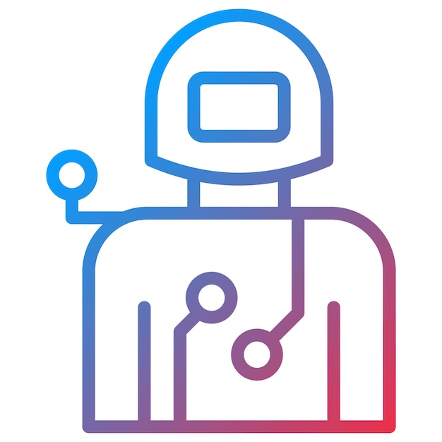 Imagen vectorial de icono de Npc Se puede usar para el diseño de juegos